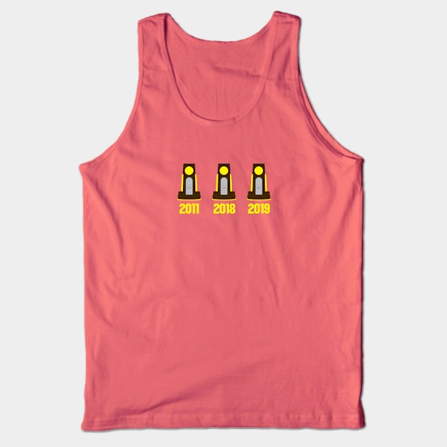 3 TIME CHAMPS Tank Top by miniBOB